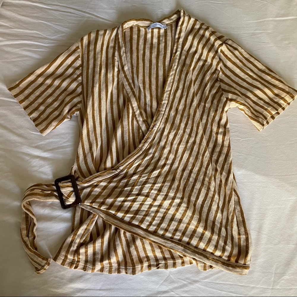 2 piece striped Zara comfy set